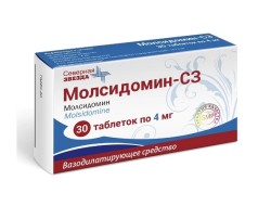 Молсидомин-СЗ табл. 4 мг 30 шт.
