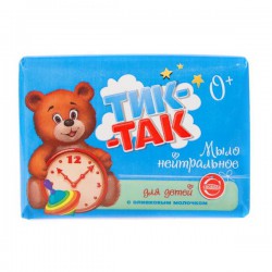 Мыло детское Тик-так оливковое молочко 90 г