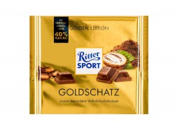 Шоколад, Ritter Sport (Риттер Спорт) 250 г Голдсчатз молочный