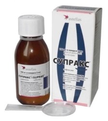 Супракс гран. д/сусп. д/приема внутрь 100 мг/5 мл 30.3-35 г 1 шт.