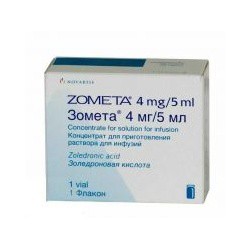 Зомета конц. д/р-ра д/инф. 4 мг/5 мл 5 мл 1 шт.