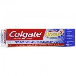 Зубная паста, Colgate (Колгейт) 50 мл тотал 12 отбеливающая