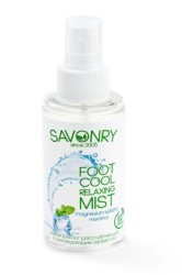 Спрей для ног Savonry охлаждающий и дезодорирующий от усталости и отечности 100 мл