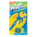 Перчатки хозяйственные, Paclan (Паклан) р.  L с хлопчатобумажным напылением