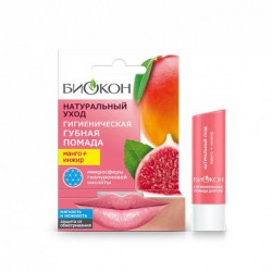 Бальзам для губ Биокон Натуральный уход манго + инжир