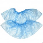 Бахилы полиэтиленовые, 50 шт с двойной резинкой 0.020 мм пара в индивид. упак.