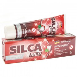 Зубная паста SilcaMed антитабак 100 мл/130 г