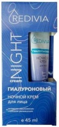 Крем для лица Redivia ночной гиалуроновый Активное омоложение и глубокое увлажнение 45 мл