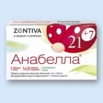 Анабелла, таблетки покрытые пленочной оболочкой 3 мг+0.03 мг 28 шт