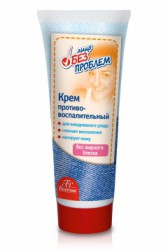 Крем для лица Лицо без проблем противовоспалительный без жирного блеска Формула 14 75 мл