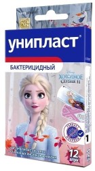 Лейкопластырь Унипласт набор детский холодное сердце 12 шт.