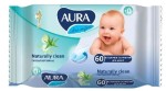 Салфетки влажные детские, Aura (Аура) 60 шт Ультра комфорт нечерали клин