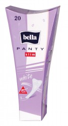 Прокладки женские ежедневные Bella пэнти слим уайт 20 шт. белые