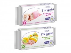 Салфетки влажные детские 60 шт. Акваэль софт