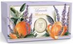 Мыло, Fiori Dea (Фьери Дея) 125 г 2 шт кусковое лаванда и мандарин картон. коробка