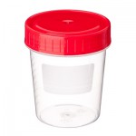 Контейнер для биопроб, 60 мл универсальный с крышкой инд. упак.