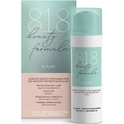 Крем для лица 818 Beauty formula дневной себорегулирующий для жирной чувствительной кожи 50 мл
