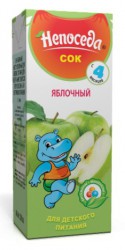 Сок Непоседа яблоко с 4 мес 200 г