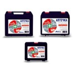 Аптечка автомобильная, р. 175х160х80 мм арт. АФПМ-Н Мирал первой помощи пластиковый футляр