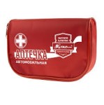 Аптечка первой помощи автомобильная, с применением медицинских изделий /54351/ пр мз №260н сумка