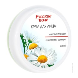 Крем для лица Русское поле с экстрактом ромашки для всех типов кожи 100 мл