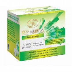 Крем для лица Акулья сила Акулий ретинол Макадамия и Д-пантенол для чувствительной кожи 50 мл
