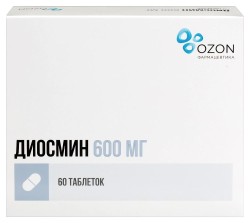 Диосмин табл. п/о пленочной 600 мг 60 шт.