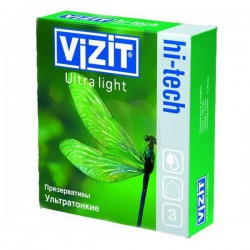 Презервативы Vizit хай-тек ультратонкие 3 шт.