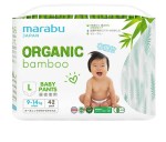 Подгузники-трусики детские, Marabu (Марабу) р. L (9-14 кг) 42 шт Органик бамбу