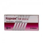 Корнам, таблетки 5 мг 30 шт