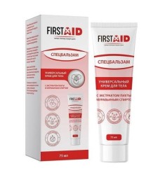 Крем для тела Firstaid Спецбальзам универсальный с экстрактом пихты и муравьиным спиртом 75 мл