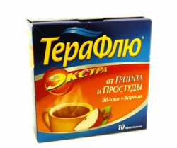 ТераФлю от гриппа и простуды Экстра пор. д/р-ра д/приема внутрь 21.78 г 10 шт.
