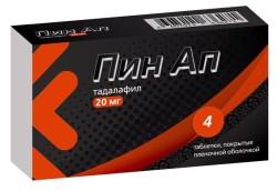 Пин Ап табл. п/о пленочной 20 мг 4 шт.