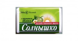 Мыло хозяйственное Солнышко яблоко 140 г