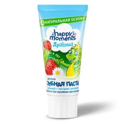 Зубная паста для детей Дракоша гелевая 60 мл клубника