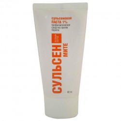 Паста сульсеновая Сульсен Мите против перхоти профилактическая 1% 40 мл
