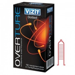 Презервативы Vizit с пупырышками 12 шт.