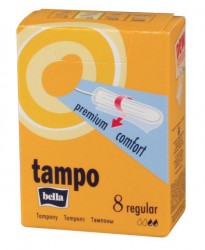 Тампоны Bella регуляр премиум комфорт без аппликатора 8 шт.