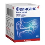 Фелисанс, капли ушные 10 мг/г+40 мг/г 16 г 1 шт