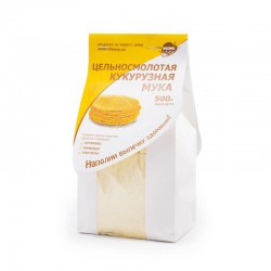 Мука 500 г цельносмолотая кукурузная