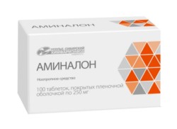 Аминалон табл. п/о пленочной 250 мг 100 шт.
