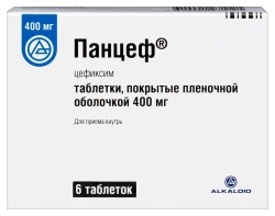 Панцеф табл. п/о пленочной 400 мг 6 шт.