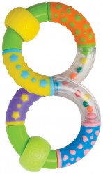 Прорезыватель-погремушка Мир детства Кренделек