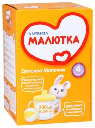 Молочко детское Малютка 4 с 18 мес 600 г