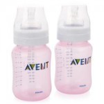 Бутылочка для кормления, Avent (Авент) 260 мл №1 SCF624/17 арт. 81464 розовая