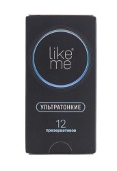 Презервативы Like Me ультратонкие 12 шт.