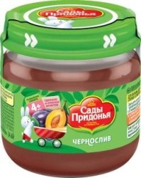 Пюре Сады Придонья чернослив без сахара с 4 мес 80 г