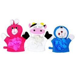 Мочалка Бусинка Животные на руку